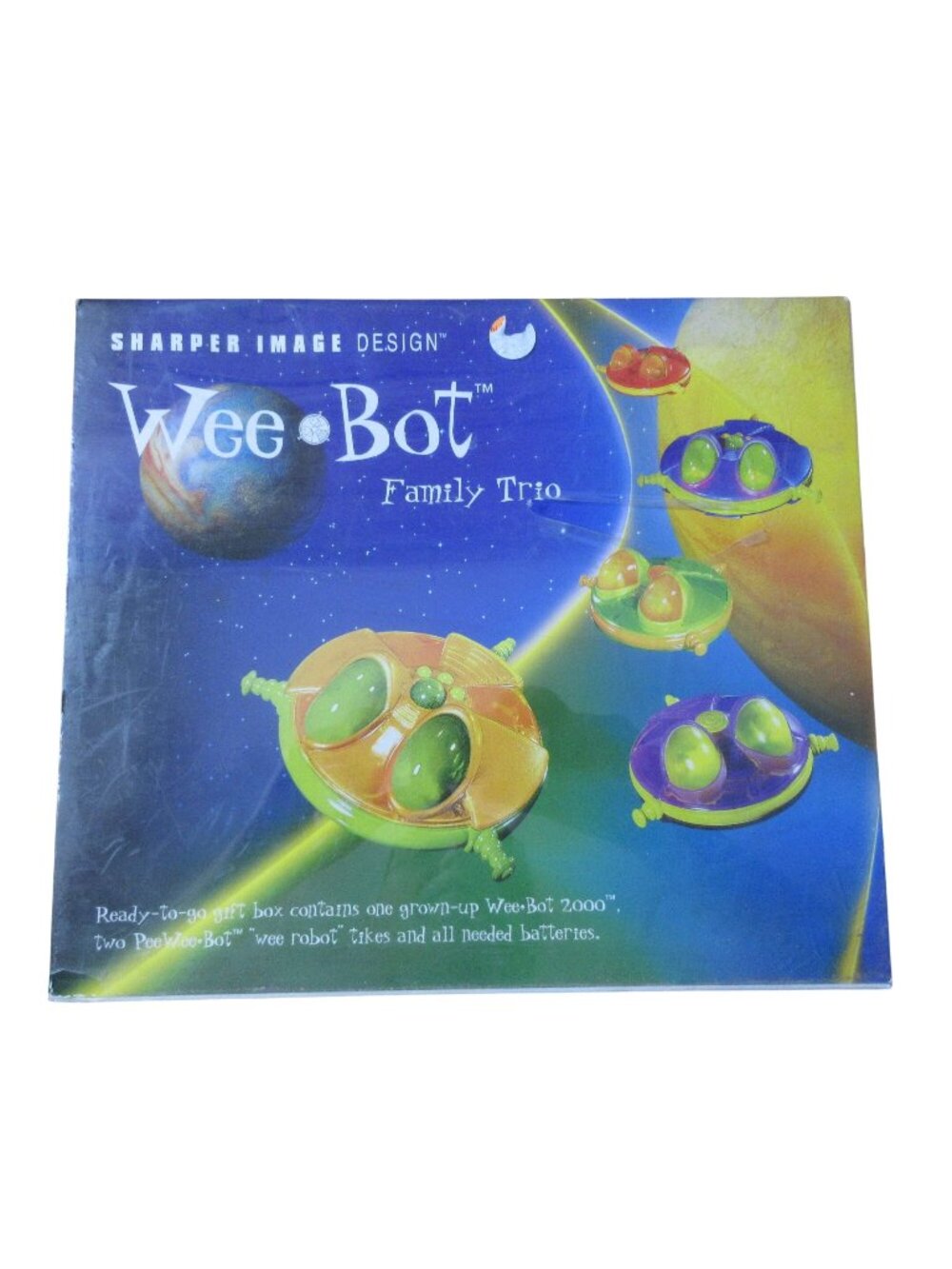 Sharper Image Design WEE BOT Family Trio 3 Robots - Wireless Translator - SEALED